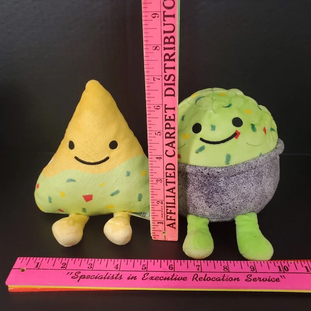 Frankford Tortilla Chip & Guacamole Food Plush BFF Best Friends His & Hers‎ Love